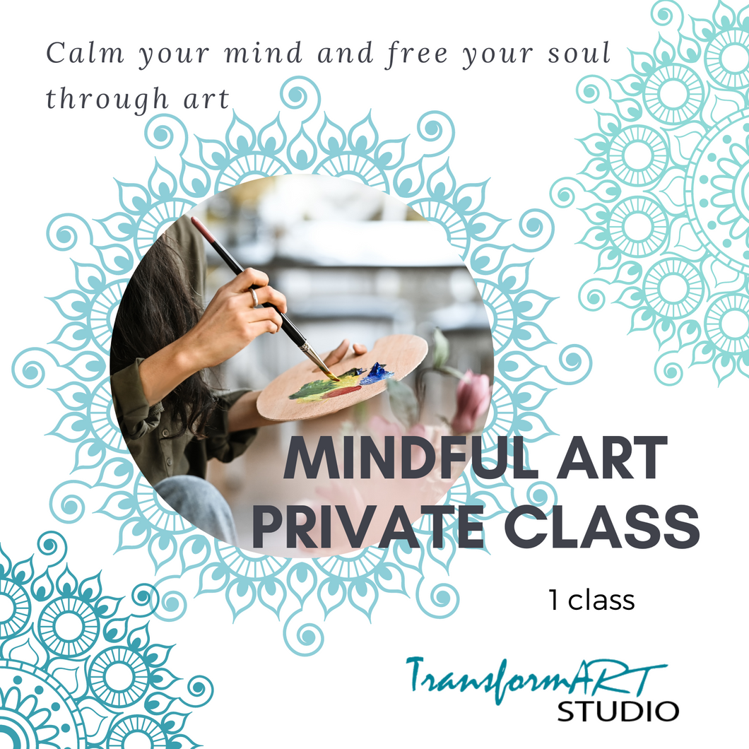 Mindful Art PRIVATE Class - 1 class