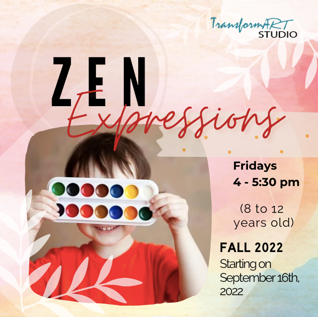 Zen Expressions with Watercolour (Fridays 4 pm - 5:30 pm) / Fall Session